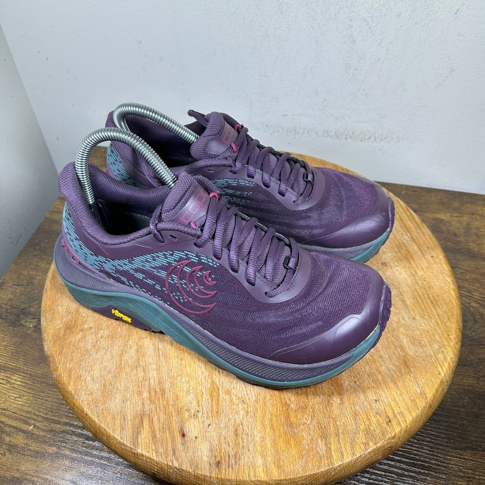 Topo Athletic Ultraventure 4 Trail Running Shoes Purple Teal Womens 8 W063